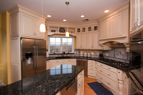 Black Granite Kitchen Countertops Designs